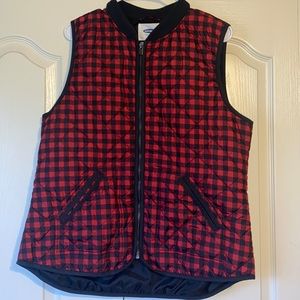 Old Navy flannel vest